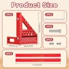 TPTGIAR 3D Mitre Angle Multifunctional, 22.5-90 Angle Aluminium Alloy Protractor,