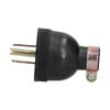 3Pcs American 3 Pole Plugs Compact Plastic Anti Loose Portable