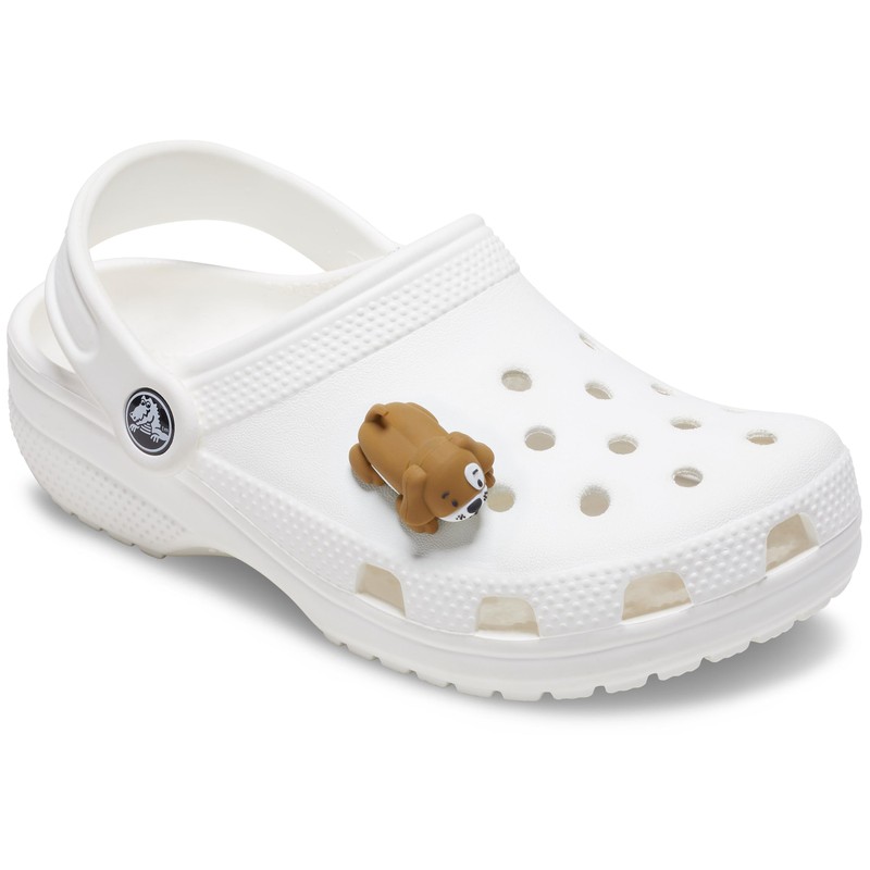 Crocs Jibbitz 3D Dog Paw, Polyvinyl Chloride, No Gemstone