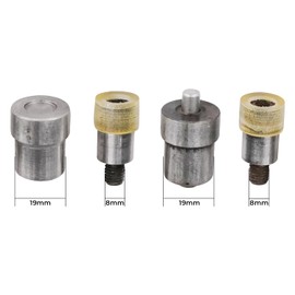 Trimming Shop 9.5mm Snap Poppers Dies for Universal Green Hand Press Machine, Fixing and Fastening Clothes, Fabrics, Leather, Arts Crafts, DIY Projects, Leathercrafts