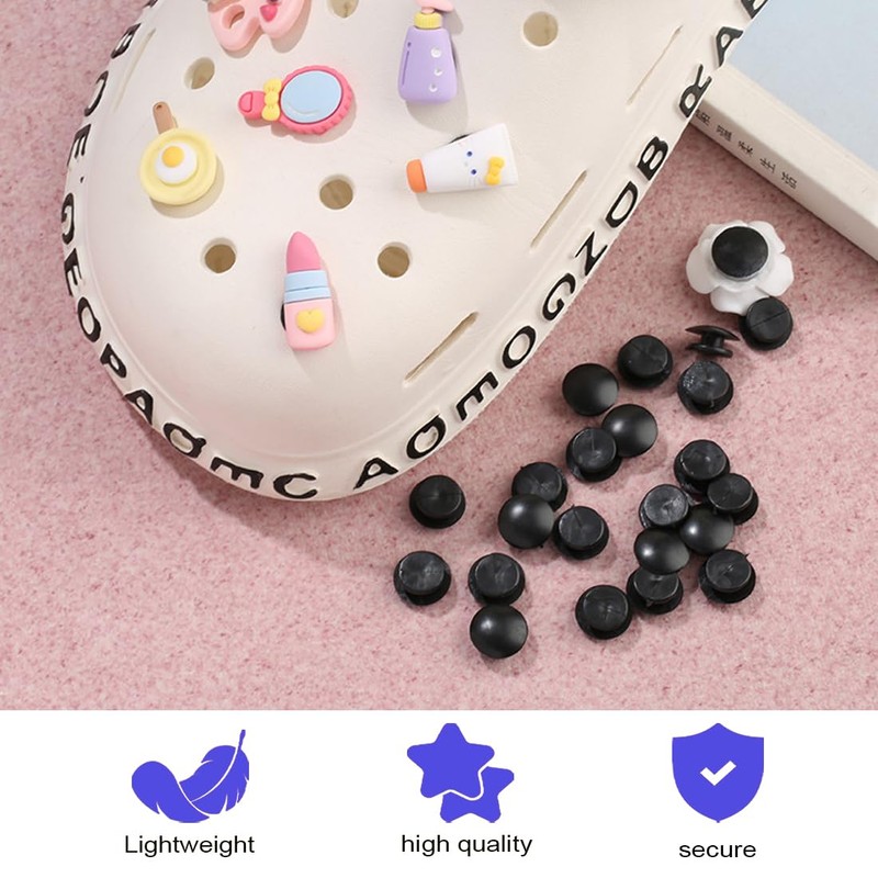 ZYBHMJE 12 Pcs Screw Rivet Black Rivets Black Screw Rivets