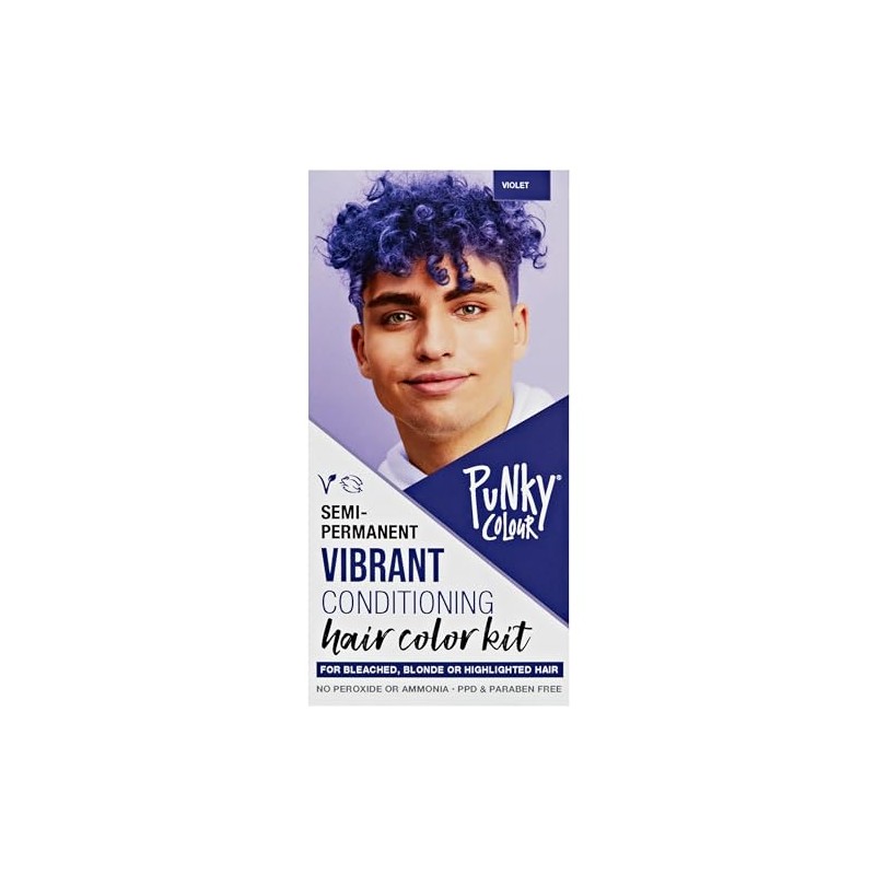 Punky Color Box Kit Violeta – Para cabello blanqueado, rubio