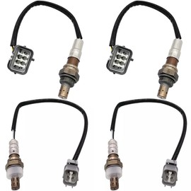 Superall 4Pcs Upstream Downstream Air Fuel Ratio O2 Oxygen Sensor for Honda 2003-2007 Accord 3.0L 2005-2008 Pilot 2003-2006, for Acura 3.5L 234-5010 234-4355 234-4368
