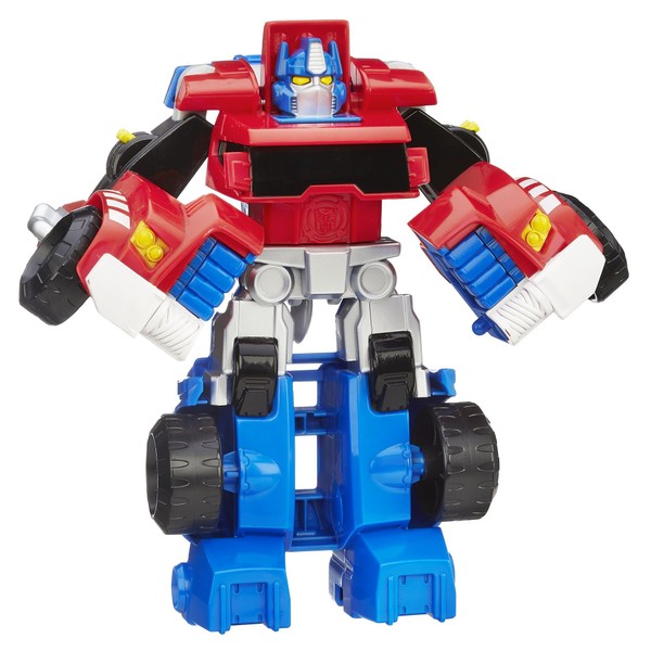 Playskool Heroes Transformers Rescue Bots Optimus Prime Converting Toy Robot Action Figure, Toys for Kids Ages 3 and Up