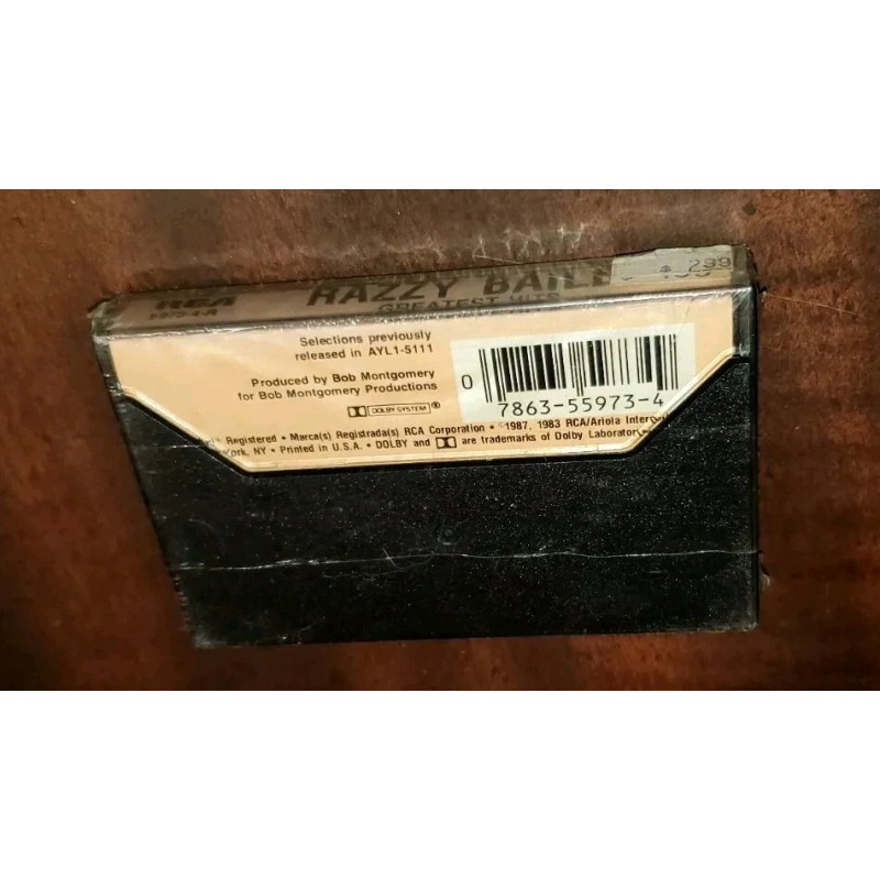 Greatest Hits - Razzy Bailey (Cassette, 1987 RCA Records) New