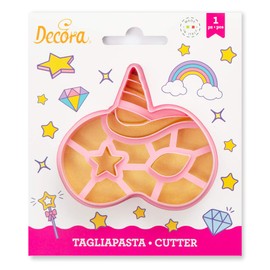 Decora Plastic Unicorn Mask Cookie Cutter
