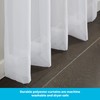 Linenspa Sheer Window Curtain Panels with Rod Pocket - 2