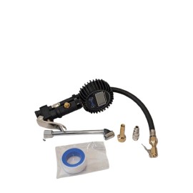 Digital Tire Pressure Gauge with Inflator (250 PSI) Professional Air Chuck & Air