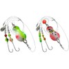 blntackle76 Jenzi Flatfish Spoons Assembled 80 g Red / White