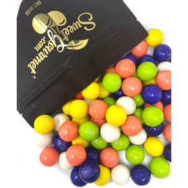 SweetGourmet Tropical Fruit Bubble Gum | pina colada, pineapple, banana, grape, peach, green apple | 1.5 Pounds