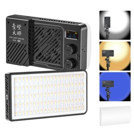 ULANZI LM-P40 RGB LED Video Light, 2700-9000K Portable Camera Light, 5000mAh Rechargeable Battery, 20 Scene Modes, Mini Studio Lighting for YouTube, Vlogging, Live Streaming, Photography