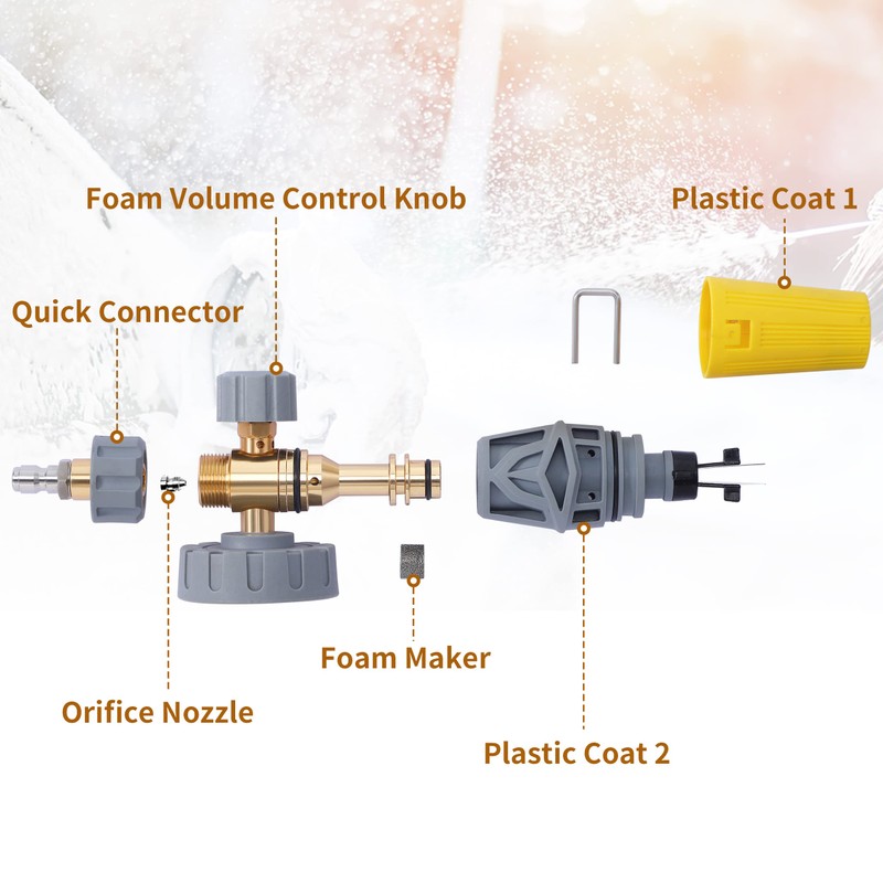 Tool Daily Foam Cannon, Adjustable Foam Blaster, Snow Foam Lance