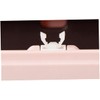 Operitacx 1pc Mini Desktop Trash Can Pink Simple Design Press