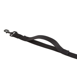 KONG Comfort Ultra Durable Traffic Padded Handle Quick Control Leash 4' (Black)