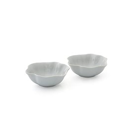 Portmeirion Sophie Conran Grey 14 Centimetre Floret Small Serving Bowl Set of Two, CPKB79286-XG