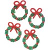 Beadery Holiday Beaded Ornament Kit, 2.25-Inch, Holiday Wreaths, Makes 16