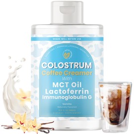 Bovine Colostrum with Lactoferrin, IgG and MCT Oil by Owl & Ox | Grass Fed, US Based | Gut Health, Bone Health and Immune Support | Sugar Free, Keto Friendly, Non GMO