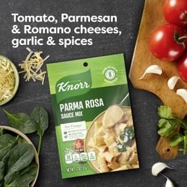 Knorr Sauce Mix Creamy Pasta Sauce For Simple Meals and Sides Parma Rosa No Artificial Flavors, No Added MSG 1.3 oz, Pack of 24