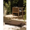 TINAMO One Step Stool for Elderly (35" Length) - Acacia
