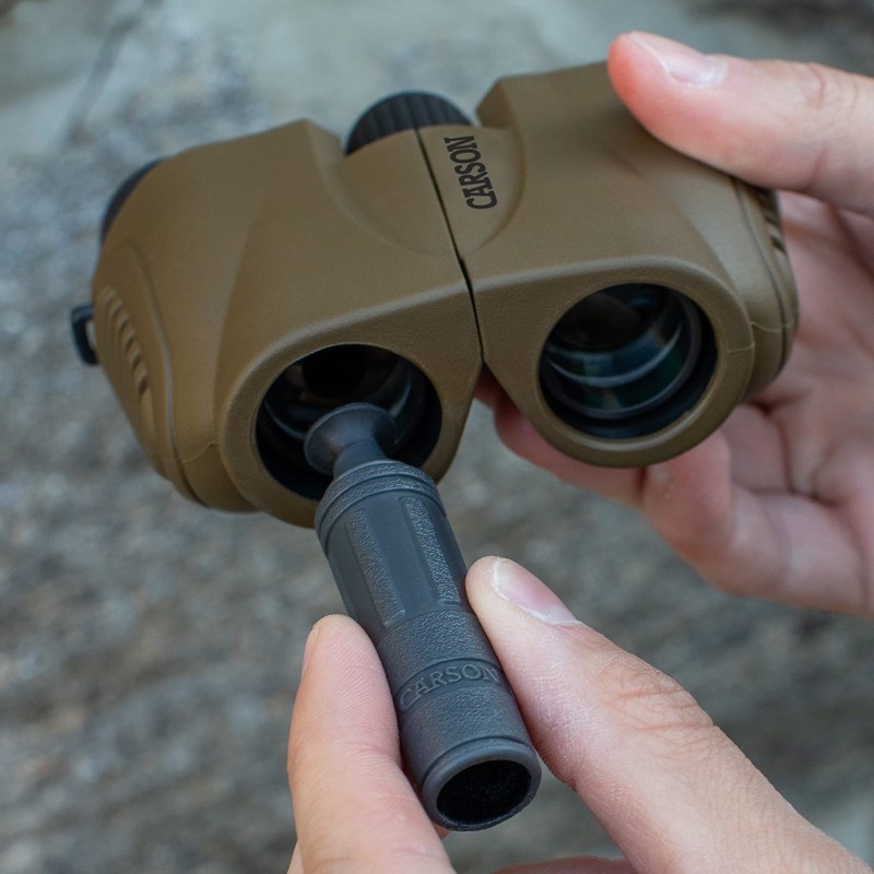 Carson C6 Series Reusable Compact Lens Cleaner with Dry Nano