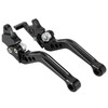 Wacece ATV Clutch and Brake Lever Set Adjustable Handle for