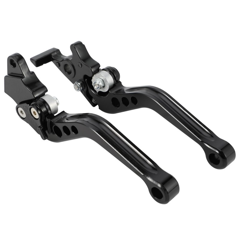 Wacece ATV Clutch and Brake Lever Set Adjustable Handle for