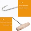 FiboPawer 2 Pack Horse Hay Hooks - Sturdy 9.45" Steel