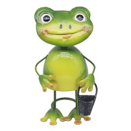 Lesser & Pavey Standing Frog Garden Ornaments | Lovely Gardening Gifts For Women & Men | Designed By Bright Eyes | Garden Decorations For Any Gardens