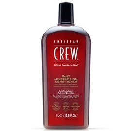American Crew Acondicionador para hombres, hidratante diario, derivado de forma natural, fórmula vegana, fragancia de menta cítrica, 33.8 onzas líquid