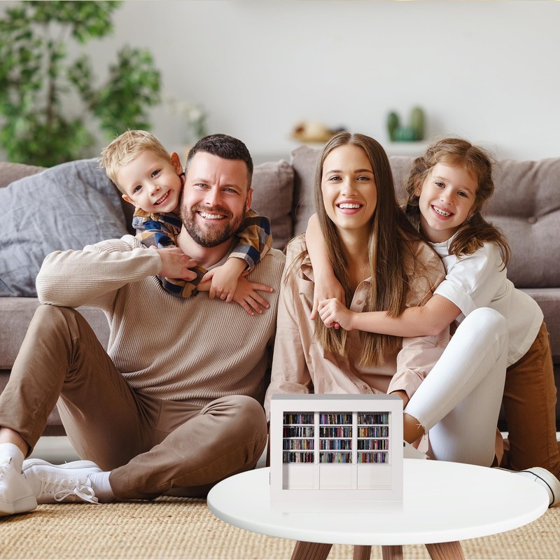 yyiviking Anxiety Mini Bookshelf – Shake Away Anxiety, Miniature Book