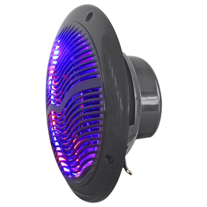 Rockville (4) Rockville RMC65LB 6.5" 1200w Black Marine Speakers w/Multi