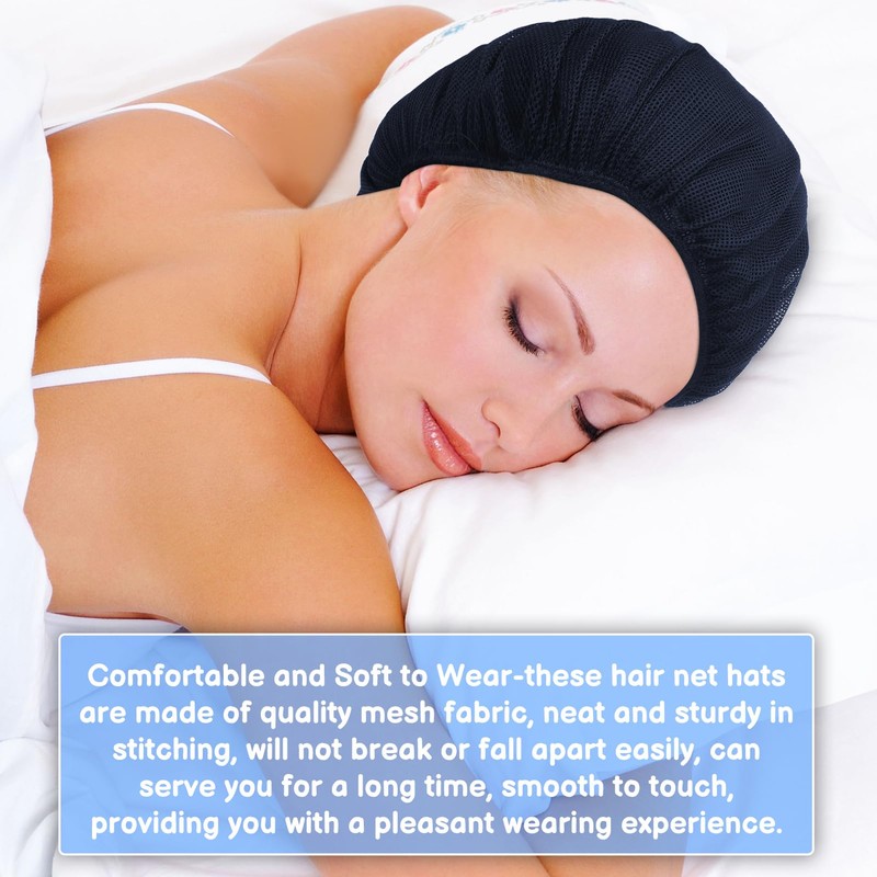 XLSXEXCL 10 Pcs Hair Net for Sleep, Hair Nets for