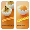 4PCS Fancy Cut Eggs Cutters Multipurpose Fancy Egg Slicer Multipurpose