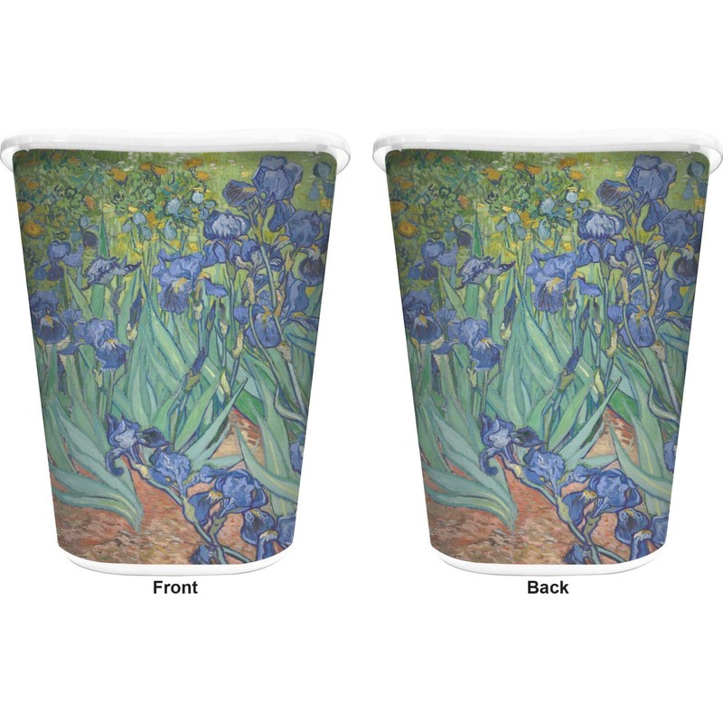RNK Shops Irises (Van Gogh) Waste Basket - Double Sided