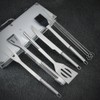 16Pcs Grilling Accessories Barbecue Grill Tools Set Stainless Steel Grilling