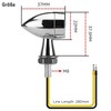 evermotor 12 V Mini LED Indicator Motorcycle E Approved, Chrome-Plated