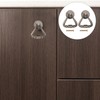 Garneck 2pcs Retro Drawer Pull Handles Cabinet Cupboard Drawer Pull