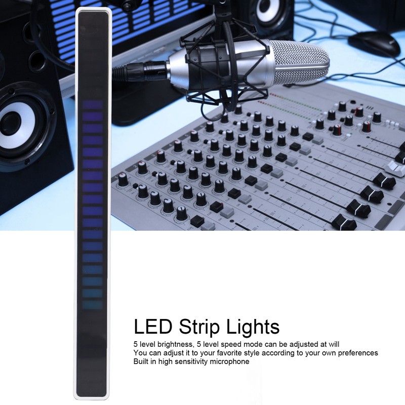 32 Bit Music Level Indicator Adjustable Voice Sound Control Audio