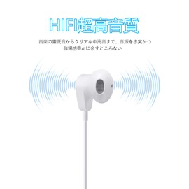 2023 Earphones, Wired Earphones, Microphone Included, 0.1 inch (3.5 mm) Jack, Noise Cancelling, Microphone Included, Calls, High Resolution, Clear Calls, Volume Control, Tangle-Resistant, Stereo