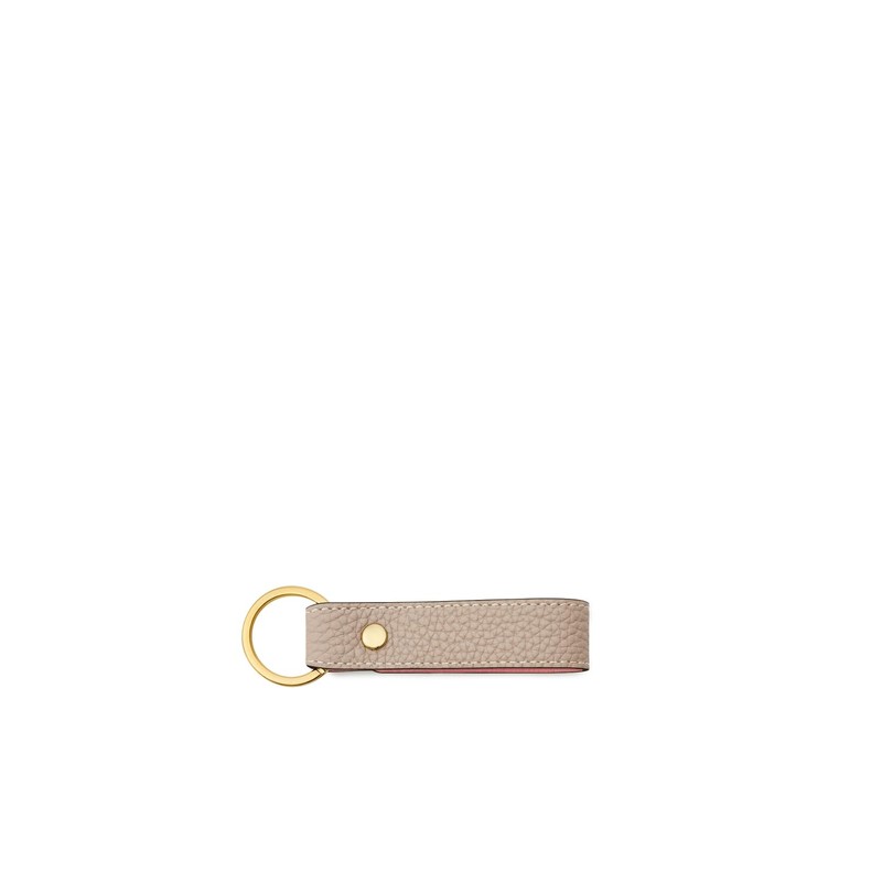 Bonaventura Key Chain Shrink Leather, beige