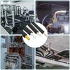 BEASAFY 1.8 m Pipe Insulation Rubber, Pipe Insulation Foam, Black