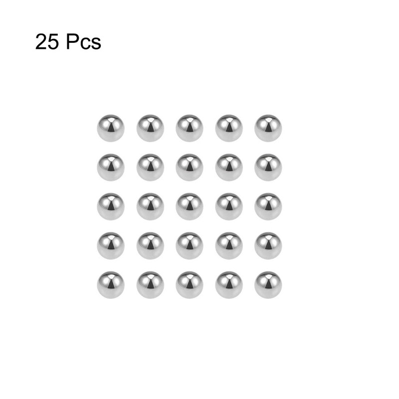 sourcing map Precision Balls 6.5mm Solid Chrome Steel G10 for
