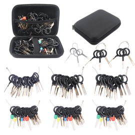 Yuhtech 121 Piece Terminal Removal Tool Set for Car Terminal Release Tool Repair Tool Car Crimp Connection Pin Puller for Most Plug Terminals