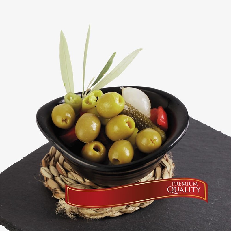 Torremar. Smoked Gordal Queen Olives and Spicy Cocktail Olives. 580g