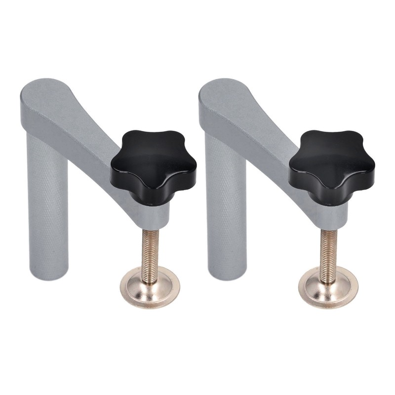 2PCS 20mm Bench Dog Clamps Adjustable Benchtop Quick Clamp Aluminum