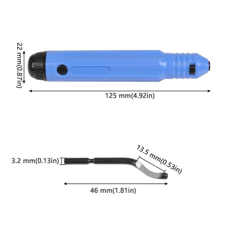 Deburring Tool Kit,Debur Knife, Great Burr Remover Hand Tool with