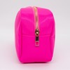 Phlox Collective Nylon Travel Pouch Makeup Bag (Hot Pink, Large)