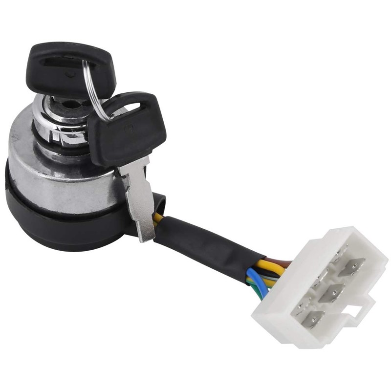 Ignition Key Switch Ignition Lock Cylinder 6 Wire On Off