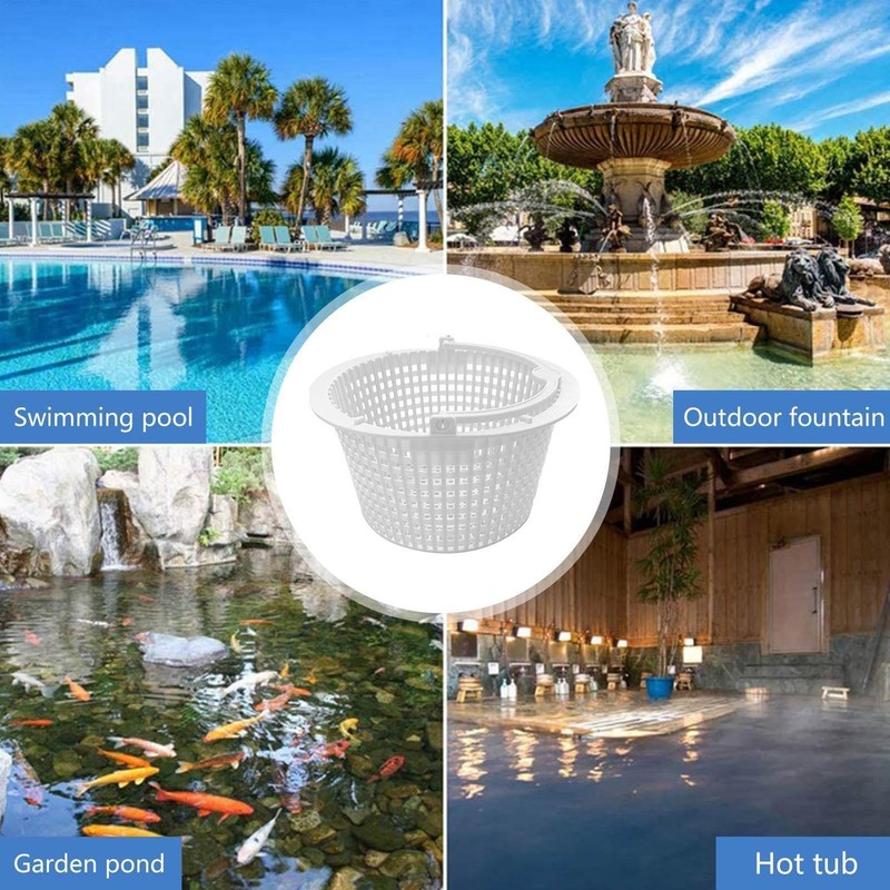Pool Skimmer Basket - Anti-Clogging Filter | Handle Equipped Pool