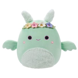 Squishmallows Original Peluche de 19 cm- Tove le Papillon de Nuit Vert Menthe